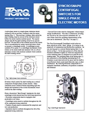 Centrifugal Switches Product Information